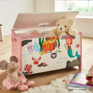 Image of Kids Mermaid Storage Box MultiColoured