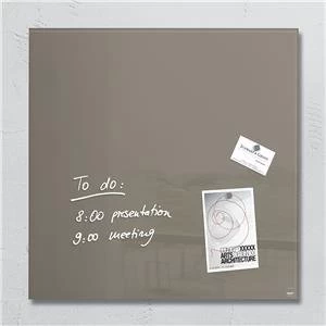 Image of Sigel Magnetic Glass Board Artverum Taupe 48 x 48cm GL118