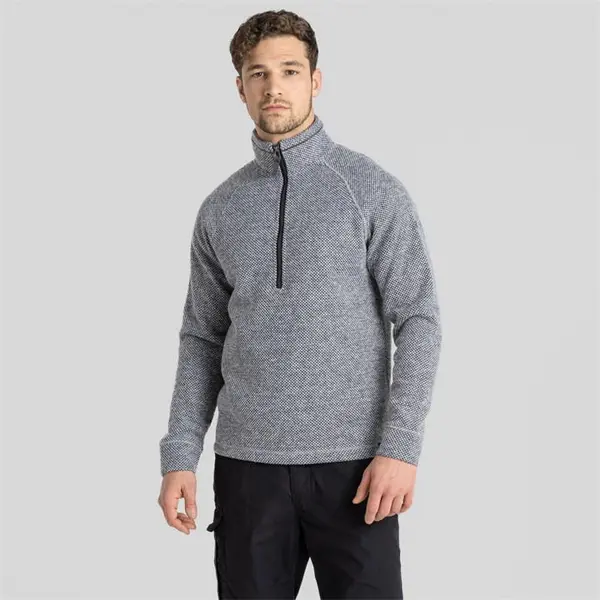 Image of Craghoppers Rubeus Half Zip - SftGryM/BlkP S