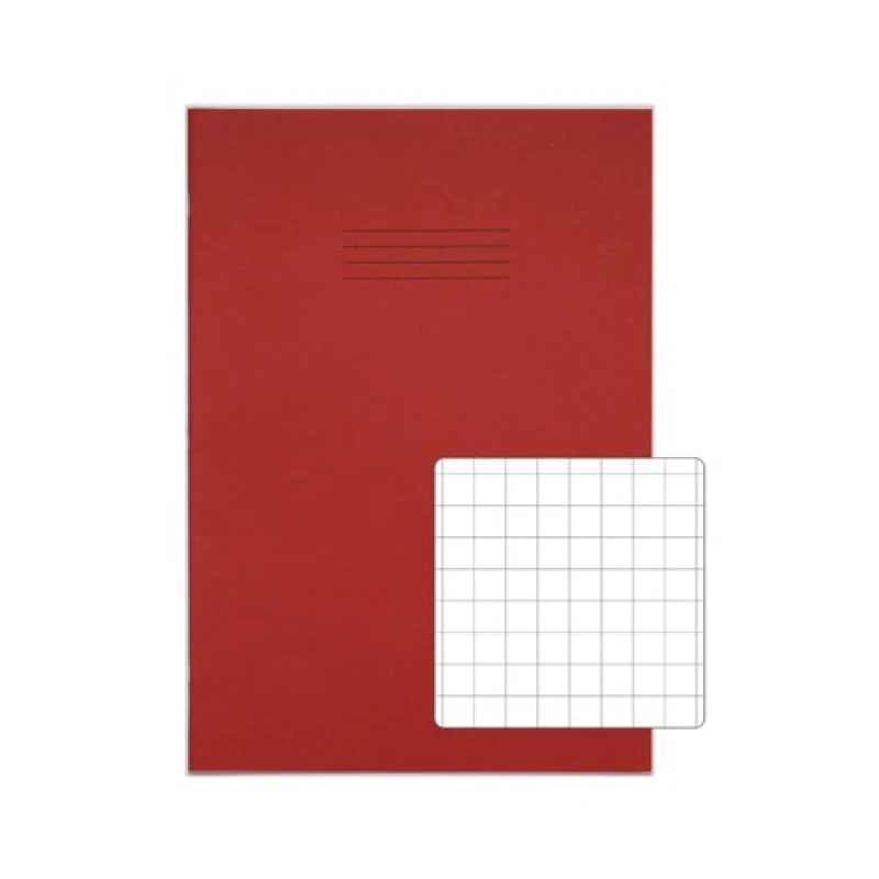 Image of Rhino A4+ Exercise Book 80 Page S10 Red (50 Pack) VDU080-301-8