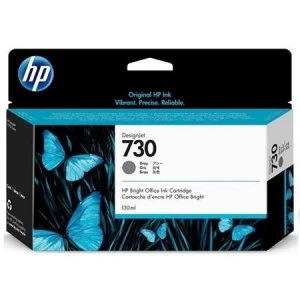 Image of HP 730 Grey Ink Cartridge 130ml