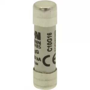 Image of C10G16 16AMP Cylindrical Fuse 10.3X38 500V AC