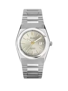 Image of Accurist Ladies Origin Automatic Silver Stainless Steel Bracelet 34mm Watch, Silver, Men
