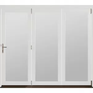 Image of Jeld-Wen Bedgbury Finished Solid Hardwood Patio Bifold Door Set Grey - 2094 x 2994 mm