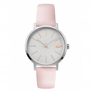 Image of Lacoste Ladies Pink Leather Strap Watch