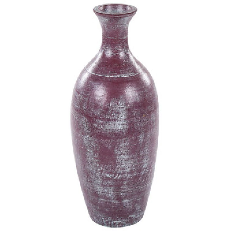Image of Beliani Decorative Vase Kardia Ceramic 57cm Brown