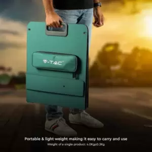 Image of VTAC V-TAC 120W Foldable Solar Panel Green IP67
