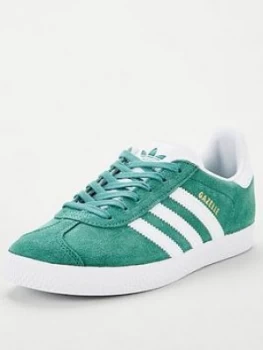 Image of adidas Originals Gazelle Junior Trainers, Grey, Size 3