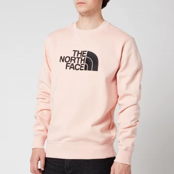 Image of The North Face Mens Drew Peak Sweatshirt - Evening Sand Pink - S