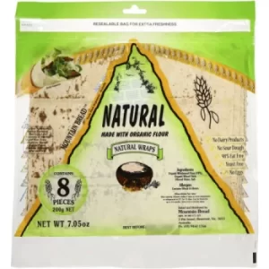 Image of Mountain Bread Natural Organic Wraps 200g