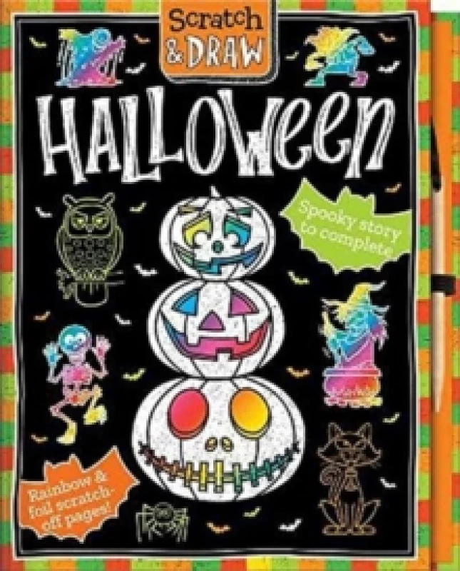 Image of Scratch and Draw Halloween Hardback