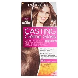 Image of Casting Creme 613 Iced Mocha Brown Semi Permanent Hair Dye Brunette