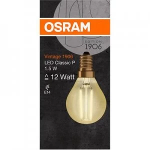 Image of OSRAM LED (monochrome) EEC A++ (A++ - E) E14 Droplet 2 W Warm white (Ø x L) 45.0 mm x 77.0 mm