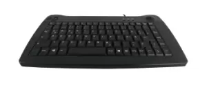 Image of Accuratus Mini USB TB Keyboard Blk Qwertz German