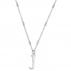 Image of Iconic Initial J Silver Necklace SNCC4040J