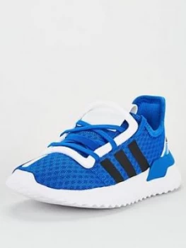 Image of adidas Originals U_PATH RUN C Childrens Trainer, Blue, Size 2