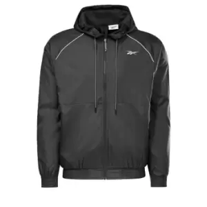 Image of Reebok Outerwear Fleece-Lined Jacket Mens - Black