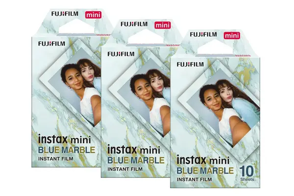 Image of Fujifilm Fujifilm Instax Mini Instant Photo Film - Blue Marble (Pack of 30) 16656461x3