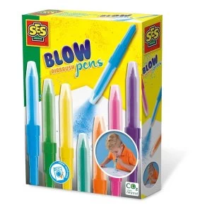 Image of SES Creative Childrens Blow Airbrush Pens Activity Set