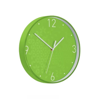 Image of Leitz WOW Wall Clock 290x290x43mm Green Ref 90150054