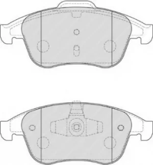 Image of Ferodo FDB4181 Brake Pad Set Front Axle Premier Car
