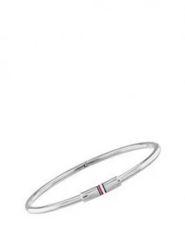 Image of Tommy Hilfiger Silver Tone Ladies Bangle