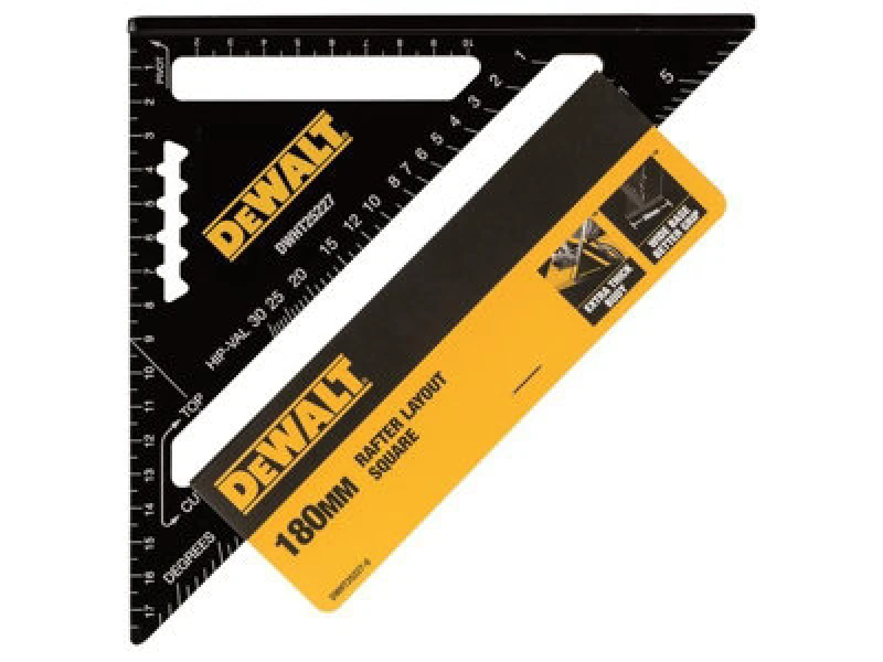 Image of DEWALT DEWALT DWHT25227-0 Try square 180 x 180 mm DWHT25227-0