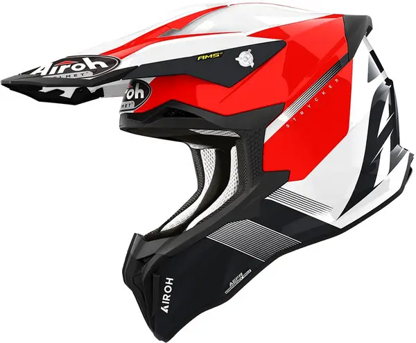 Image of Airoh Strycker Blazer Red Offroad Helmet L