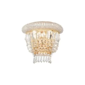 Image of Dubai 2 Light Wall Light Brass, E14