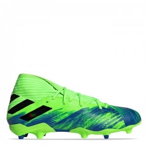 Image of adidas Nemeziz 19.3 Football Boots Firm Ground - Green/Black/Blu