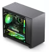 Image of Jonsbo D31 Standard Micro-ATX PC Case - Black, Tempered Glass