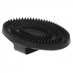 Image of Roma Rubber Curry Comb - Black