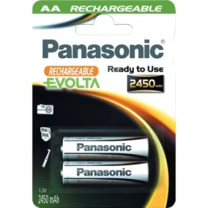 Image of Evolta AA Rechargeable Batteries 1900 Mah, Pack of 4