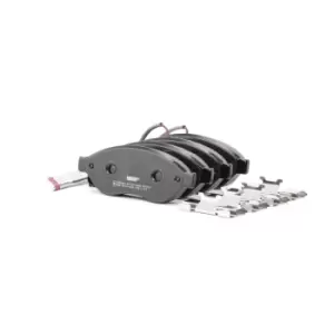 Image of FERODO Brake pad set FIAT,PEUGEOT,CITROEN FVR1924 1411457380,1607878580,1611457380 1611839180,1612433980,1617273980,1623842480,2446901,425357,425358