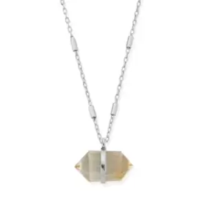 Image of ChloBo Silver & Citrine Double Point Sky Goddess Necklace