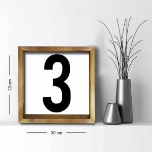 Image of 3030AHS-0106a Multicolor Decorative Framed MDF Painting