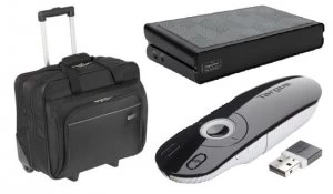 Image of Targus Back to Uni Bundle - USB Dock, 15.6" Roller, Laser Present
