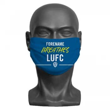 Image of Personalised Leeds United FC Breathes Adult Face Mask