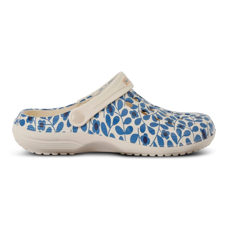 Image of Regatta Orla Kiely Clogs Clogs UK 3 Jasmine Flower Blue 01851091192