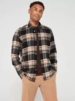 Image of BOSS S-liam-kent-c1-233 Regular Fit Shirt, Beige, Size 2XL, Men