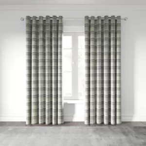 Image of Helena Springfield Harriet Lined Curtains 66" x 72", Grape/Linen