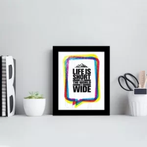 Image of SCT-074 Multicolor Decorative Framed MDF Painting