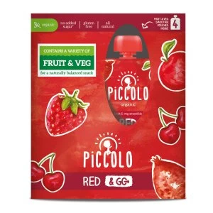 Image of Piccolo Organic Red & Go Smoothie Multipack 6m+