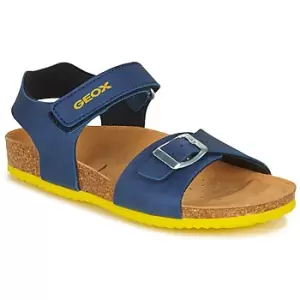 Image of Geox GHITA BOY boys's Childrens Sandals in Blue - Sizes 10 kid,11 kid,1.5 kid