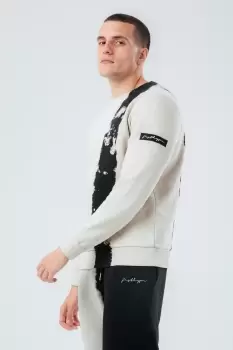 Image of HYPE BLEACH DYE mens CREW NECK