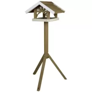 Image of Trixie - Standing Bird Feeder Natura 45x28x44cm Brown 55802 Brown