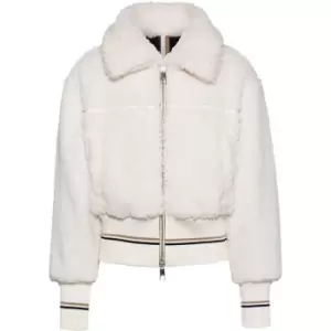 Image of BOSS Jatedy Bomber Jacket - White