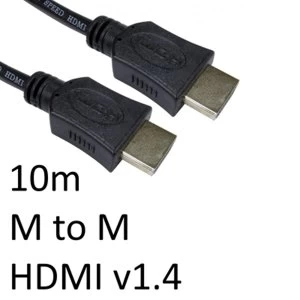Image of HDMI 1.4 (M) to HDMI 1.4 (M) 10m Black OEM Display Cable