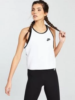 Image of Nike Sportswear Tech Fleece Tank Top White Size L Women