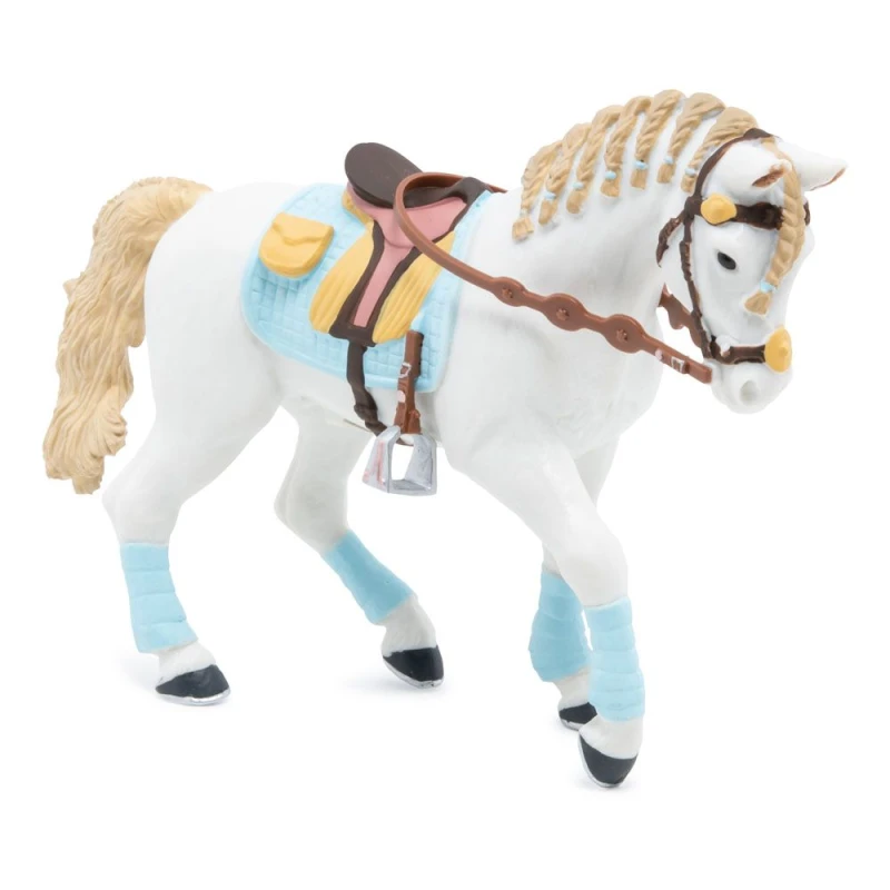 Image of PAPO PAPO Horse and Ponies Blu Multi unisex 000